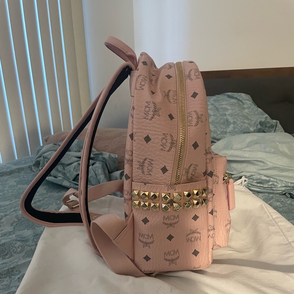 MCM pink book bag